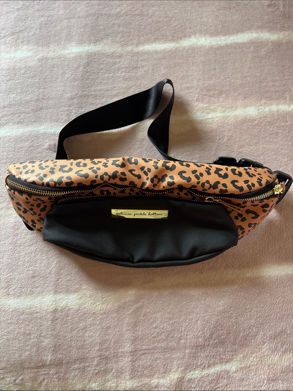 Petunia Pickle Bottom Belt Bag Cheetah Print